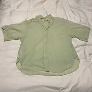 Marni Green Short Sleeve Shirt